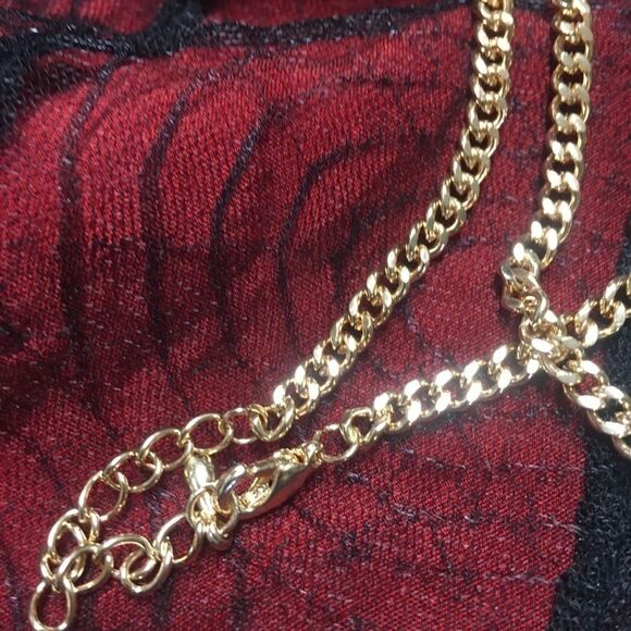 Necklace Large Orb Crystals Butterflies NWT - Picture 5 of 5